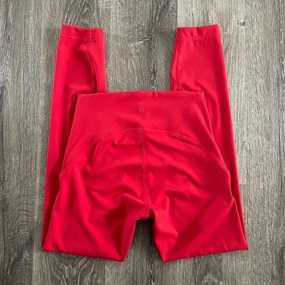 Lululemon Instill High-Rise Tight 25" Dark Red Size: 4 - Picture 6 of 8